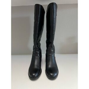 Franco Sarto Wide Calf Knee High Black Boot